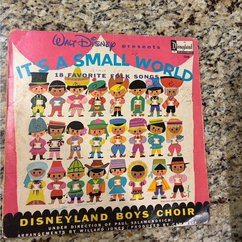 Disney Colorful Folk Song Book